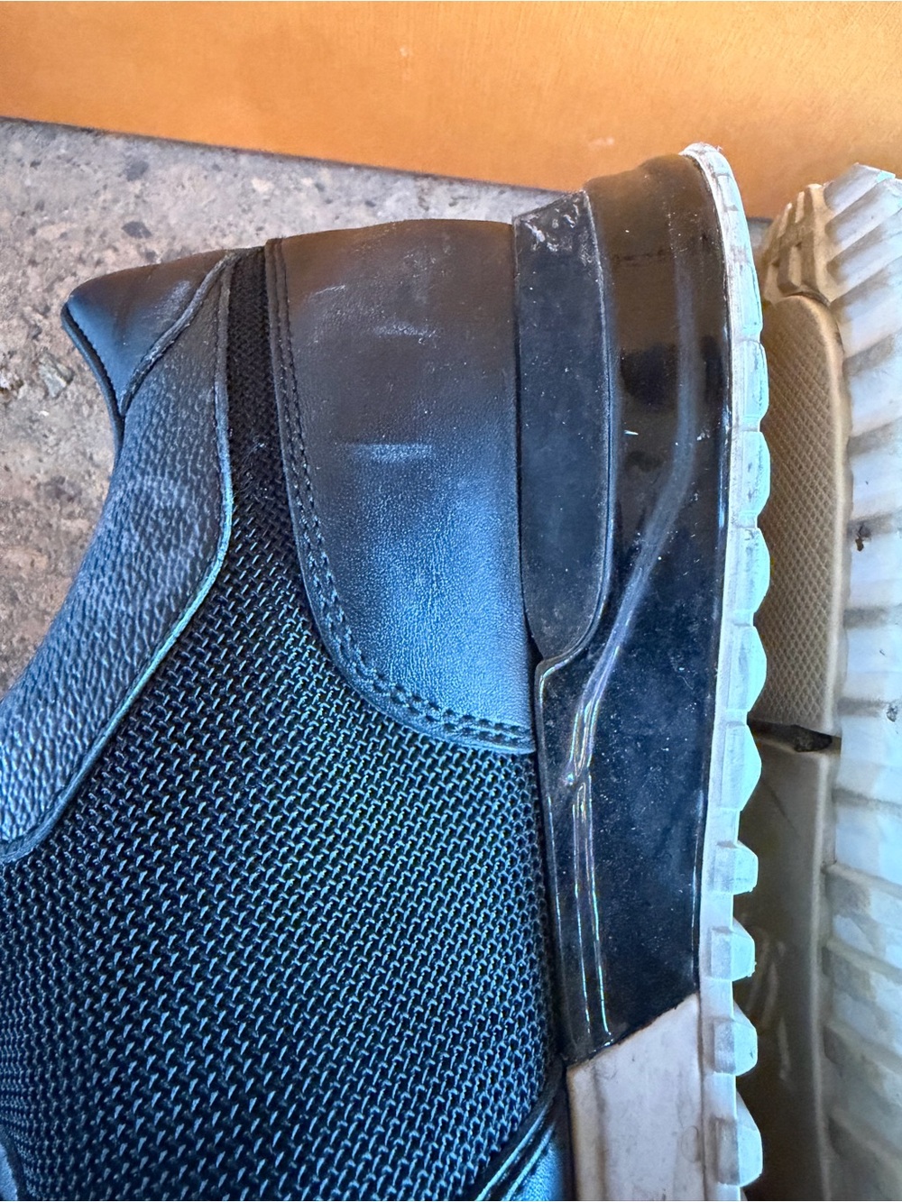Auth. Louis Vuitton Black Men’s Run Away Sneakers - Picture 8 of 14